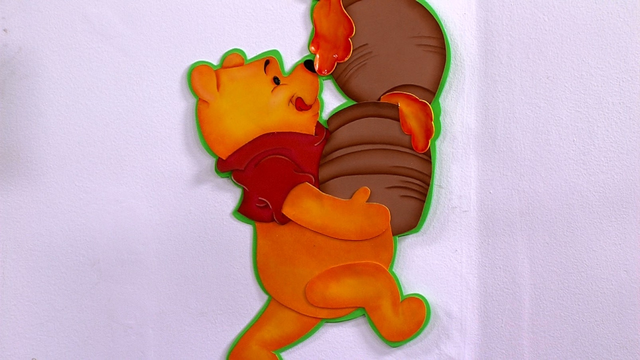 Como Hacer una Decoracion y un Maquillaje de Winnie Pooh en Foami- HogarTv por Juan Gonzalo Angel