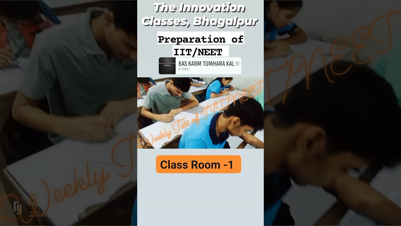 @The Innovation Classes Test video#iitbombay @IIT/NEET