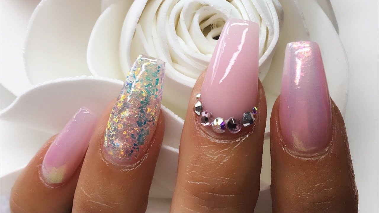 Acrylic Nails | Pretty Pink | Ballerina Nails