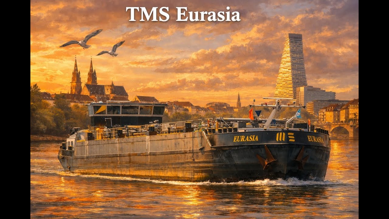 #219 Shipspotting: Binnenschiffe auf dem Rhein / TMS Basel im Sommer auf dem Weg nach Holland