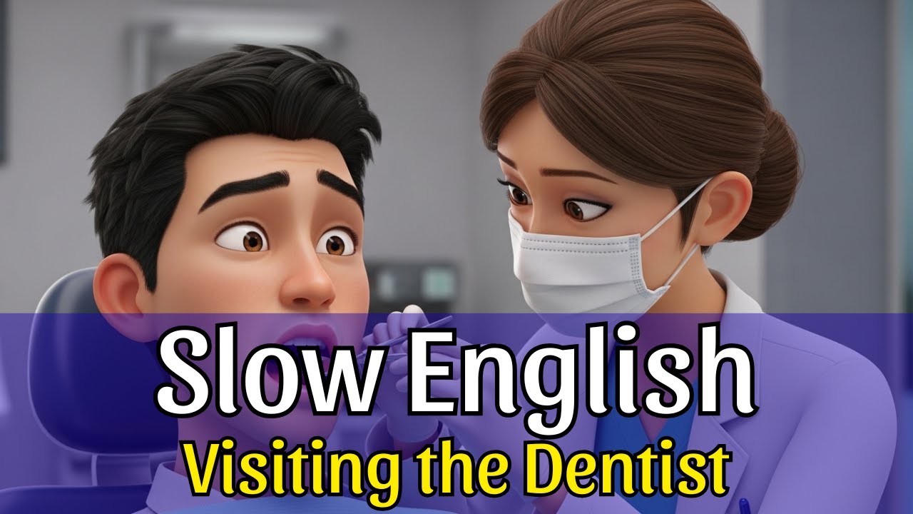 Visiting the Dentist 🦷 Daily English Conversation For Beginner A2 | Slow English Podcast