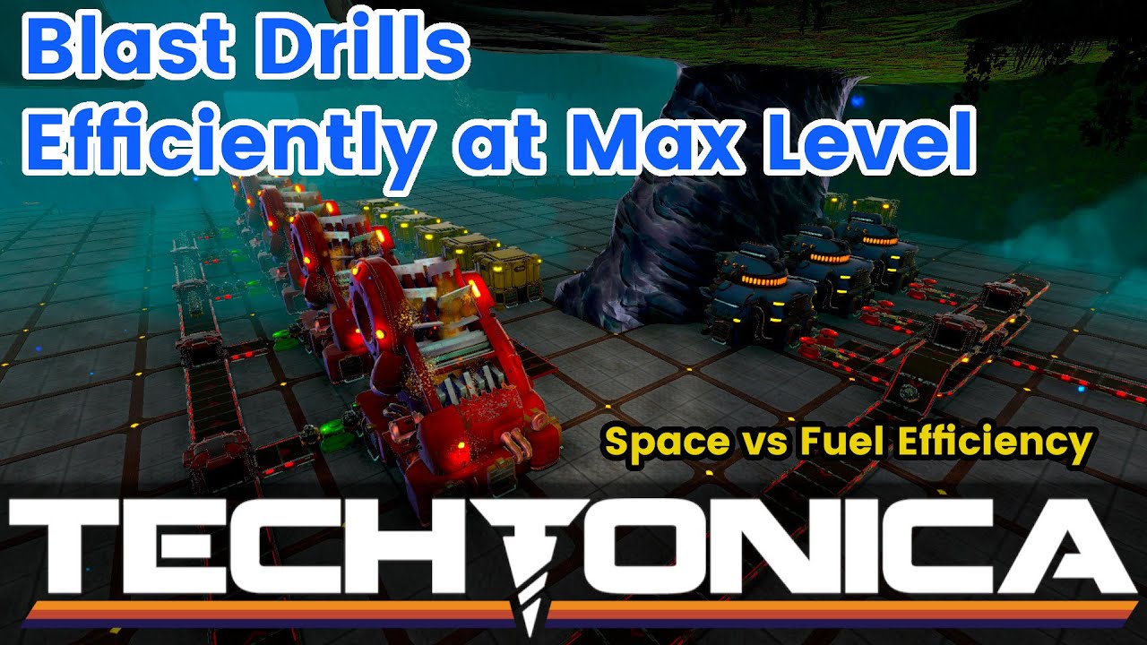 Max Level Efficiency Ep2 - Blast Drills and Threshers - Techtonica