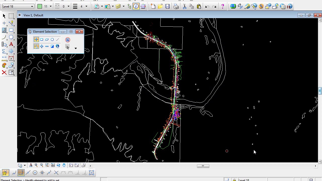 MicrostationV8I SS4 15.5 Shapefile into MicroStation