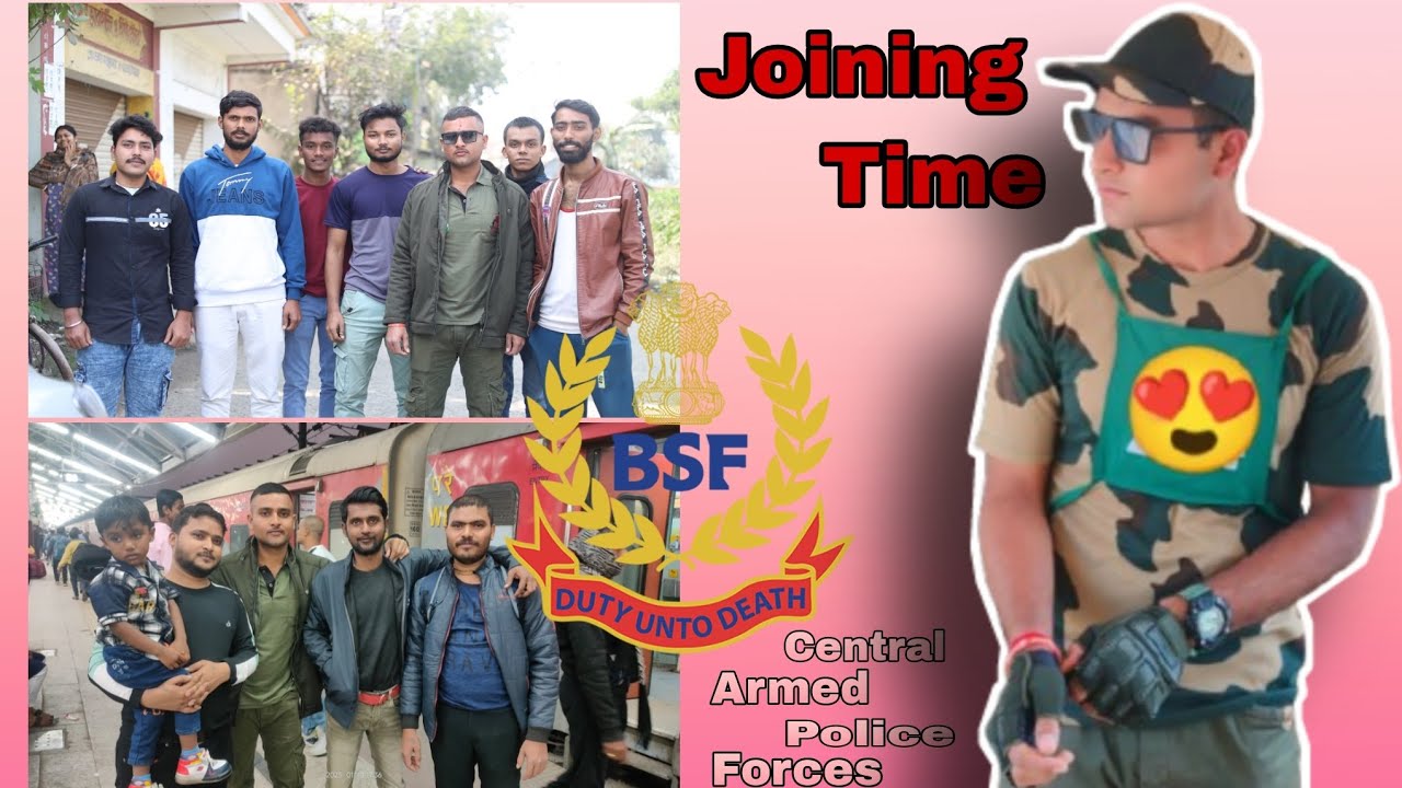 BSF Training Par Jate Hue|| SSC GD Joining Time|| Going To Training Center|| SSC GD Constable 2024||