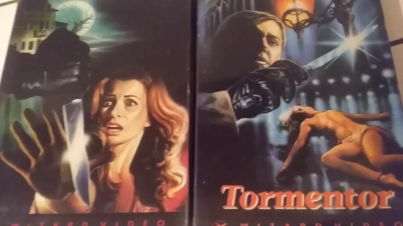 Wizard BIG box vhs horror collecting best art ever Trauma Tormentor