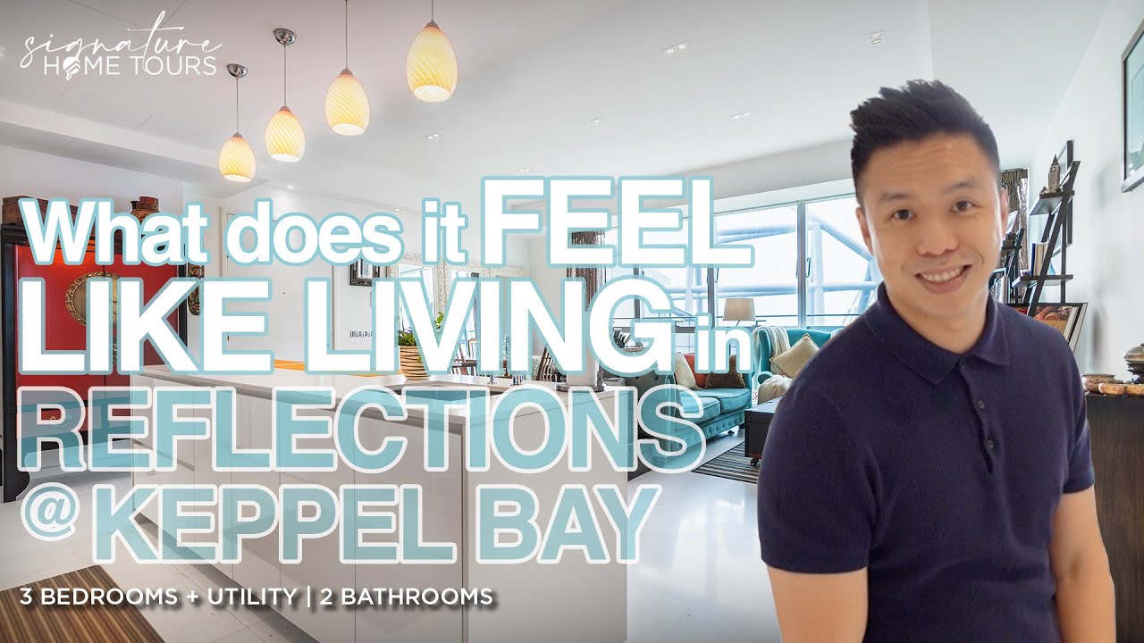 Размышления в заливе Кеппел | Вид на море и городской пейзаж | 2,3 млн долларов | 3 спальни | Экс...