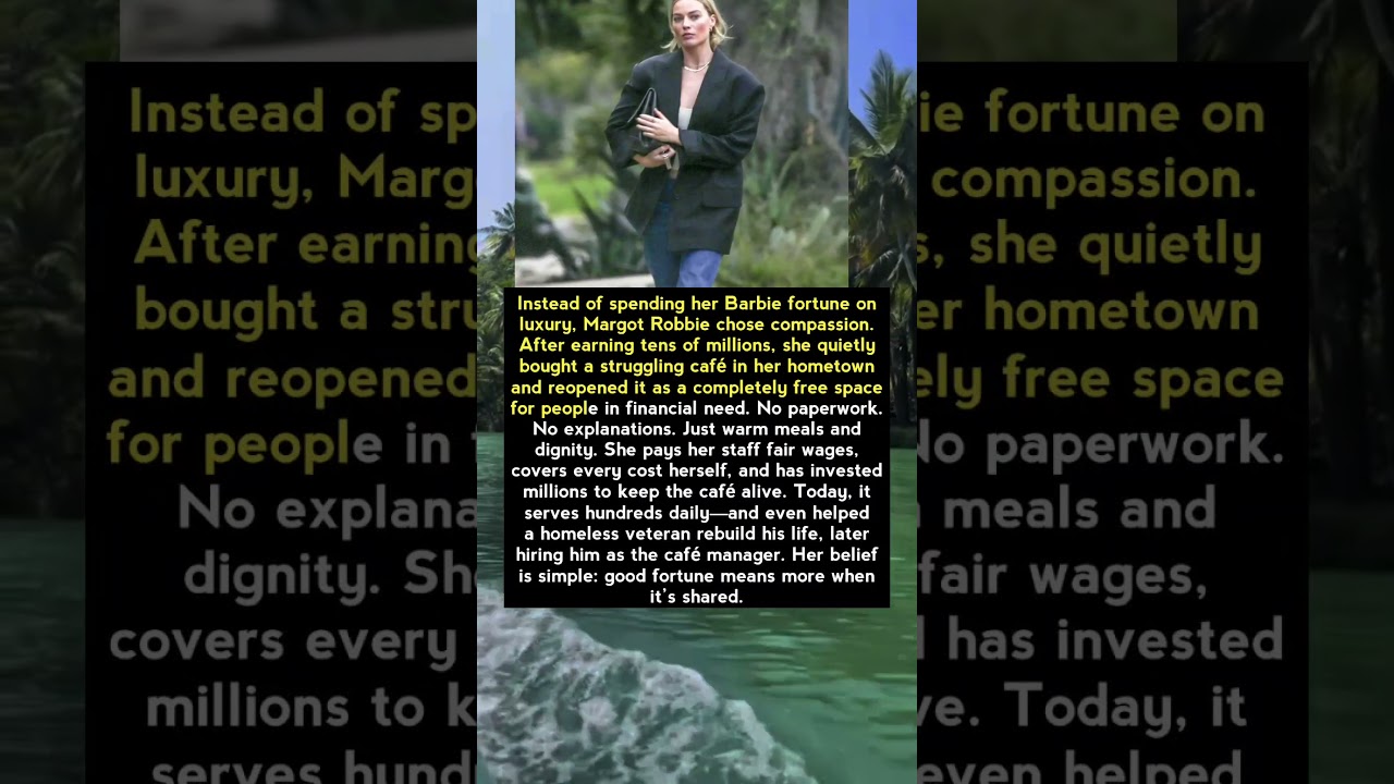 Margot Robbie Used Her Barbie Success to Feed a Community 💖