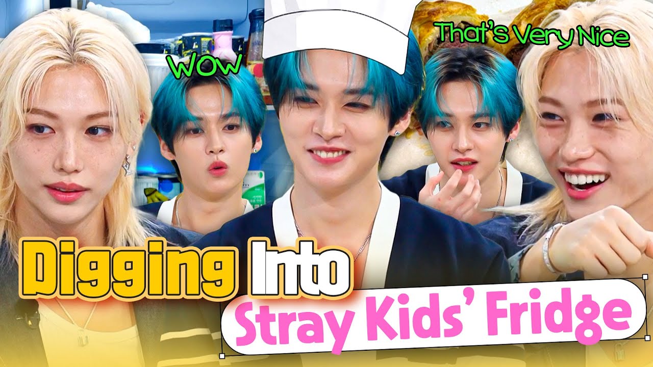 Stray Kids Fridge Secrets REVEALED 🔥🔥🔥 Digging Into Stray Kids' Fridge 😍