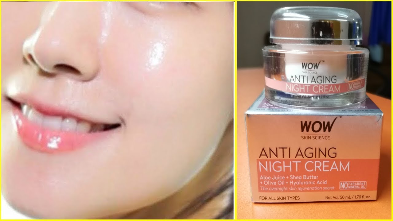 Get Youthful Glowing tight Skin With WOW ANTI-AGEING NIGHT CREAM | Best Night Cream In India