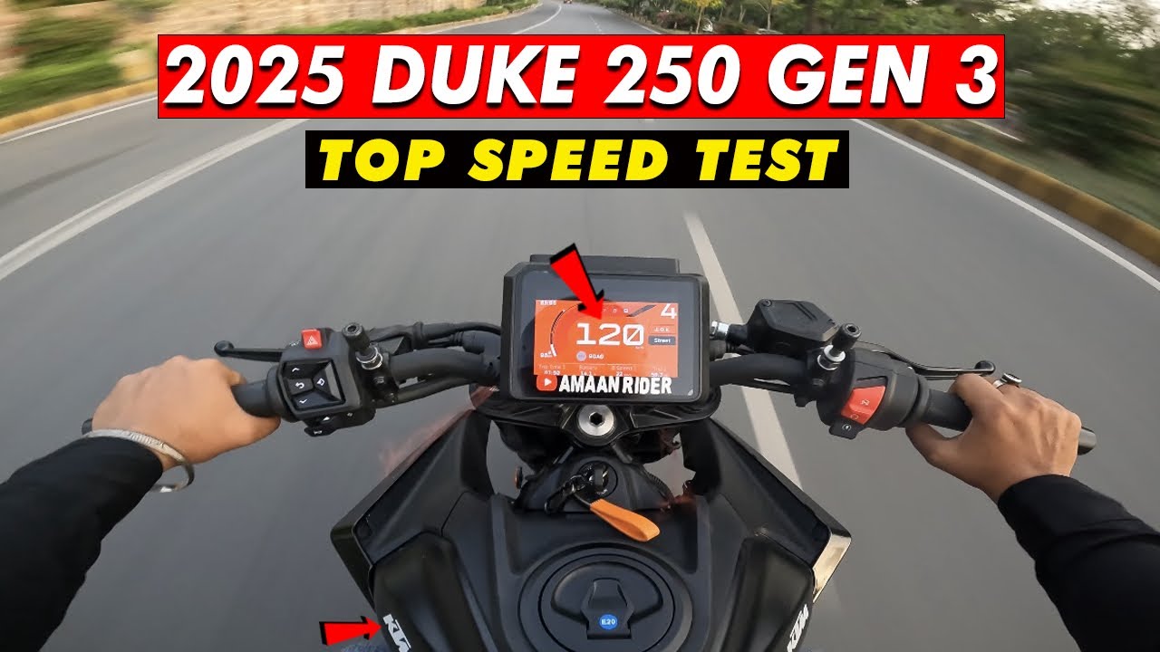 2025 DUKE 250 GEN 3 TOP SPEED TEST | SHOCKING RESULT 🤯