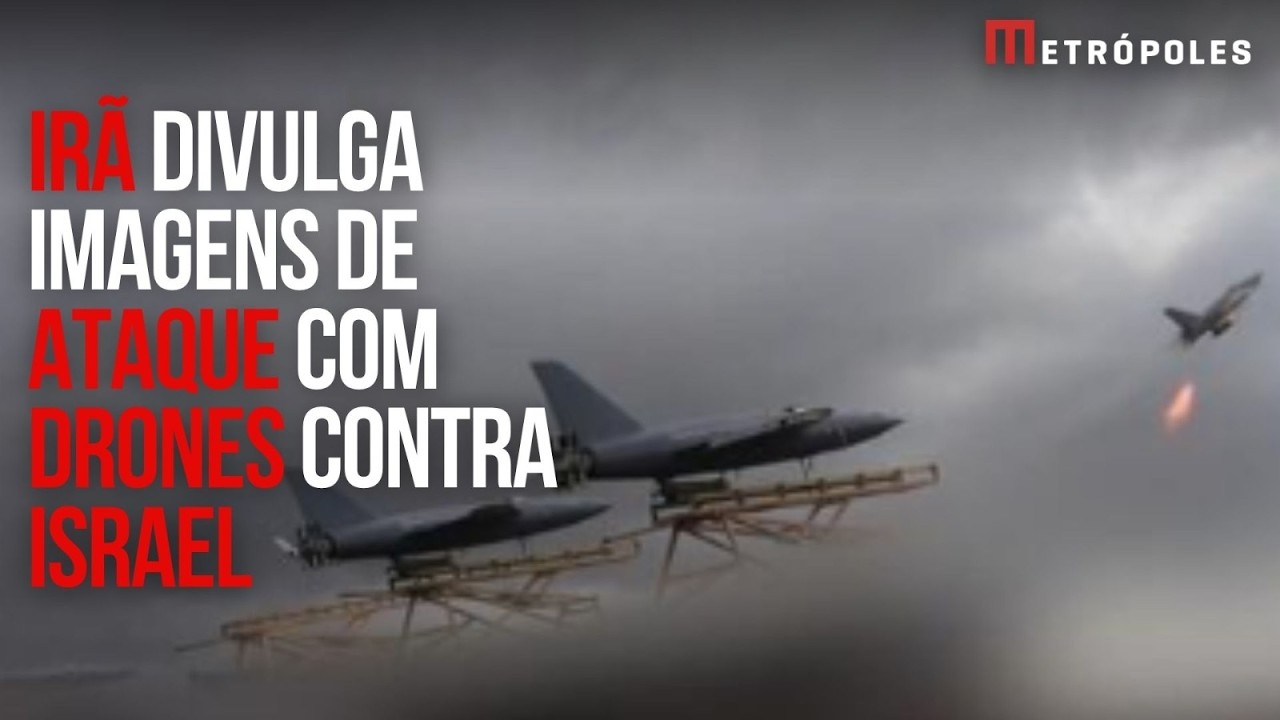 Ex&eacute;rcito iraniano divulga imagens de ataques com drones contra Israel