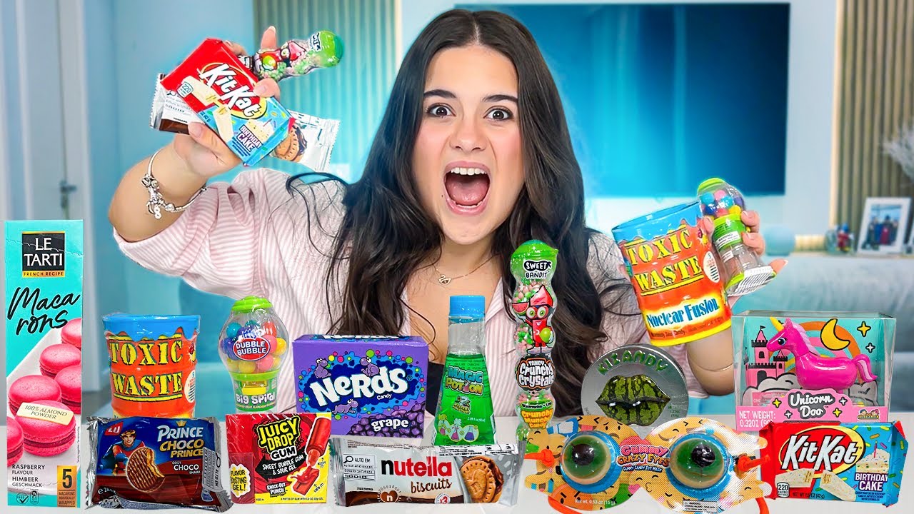 EXPERIMENTANDO DOCES MAIS BIZARROS DO MUNDO!