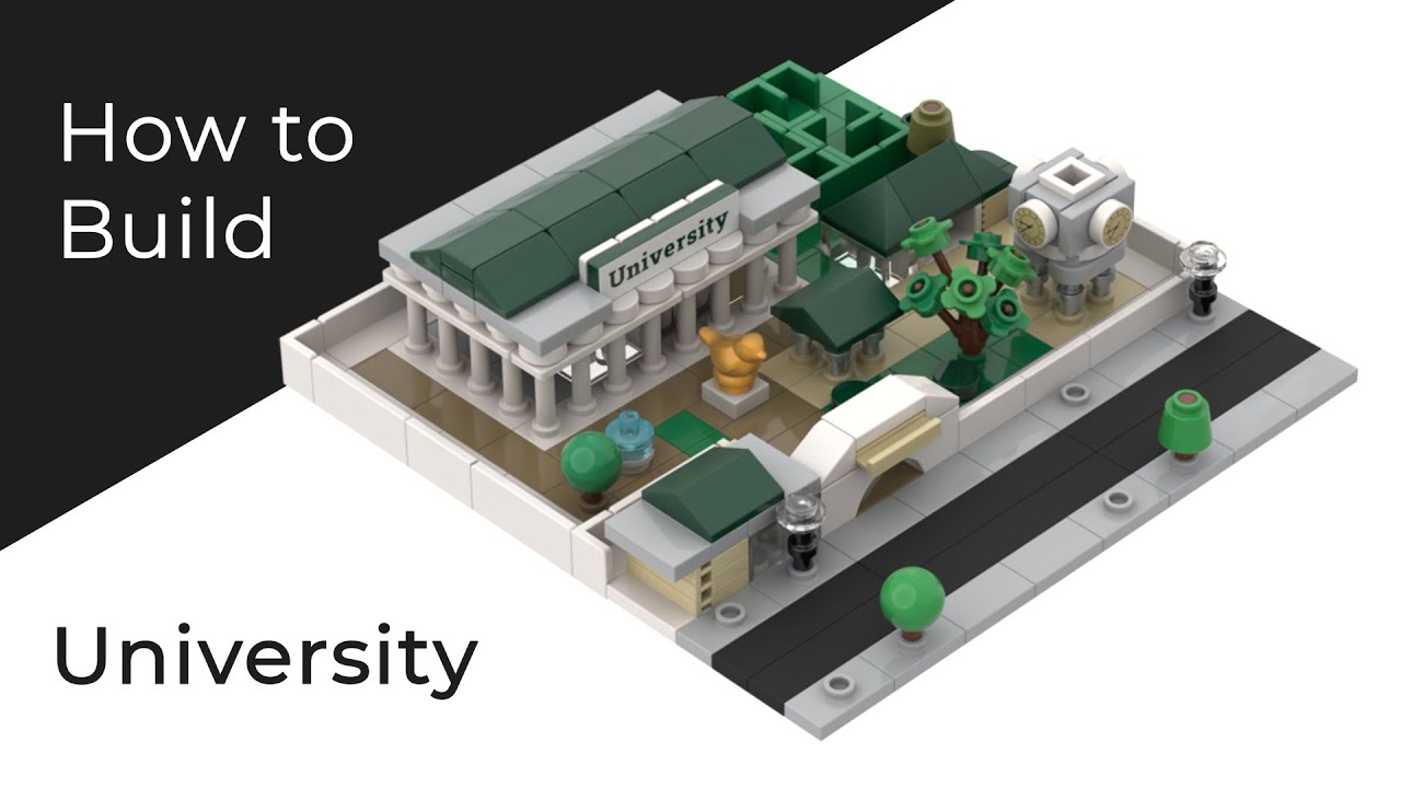 How to Build a Microscale City University with Bricks