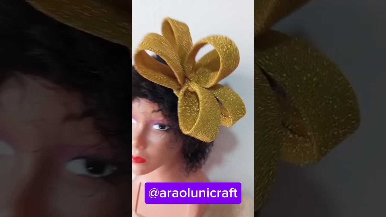 DIY Petals Fascinator #craft #autogele #fascinators #fascinator #bowhairband