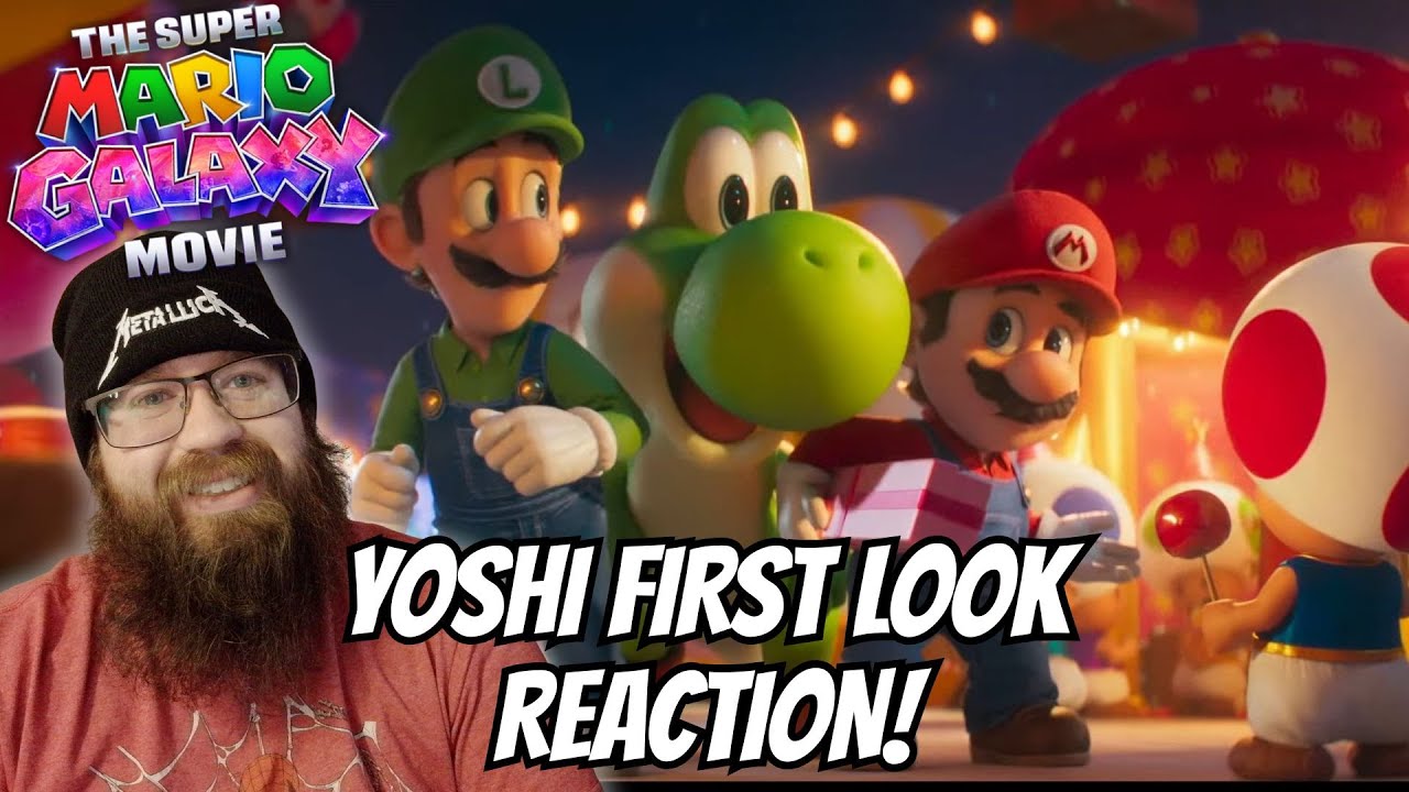 The Super Mario Galaxy Movie – Yoshi First Look REACTION!!!