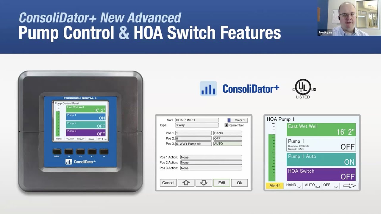 ConsoliDator+ New Advanced Pump Control & HOA Features