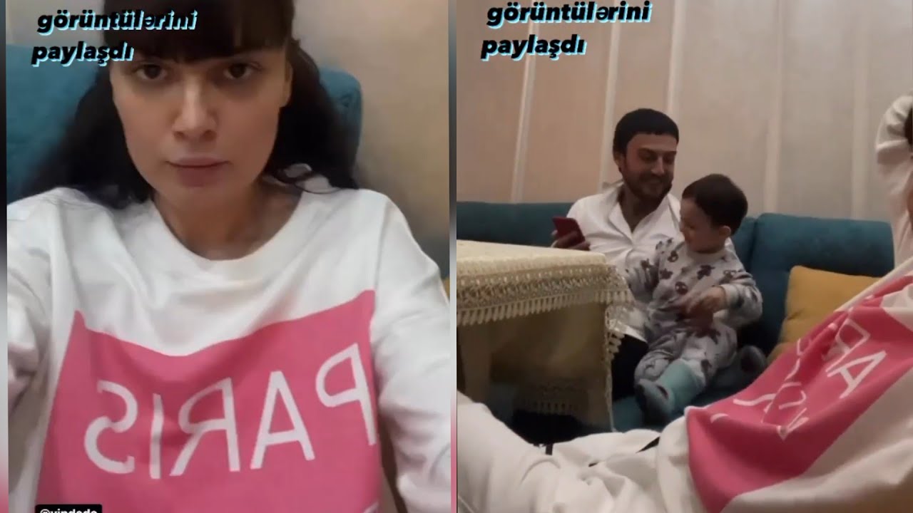 Natavan Həbibi və həyat yoldaşı və oğlu ilə