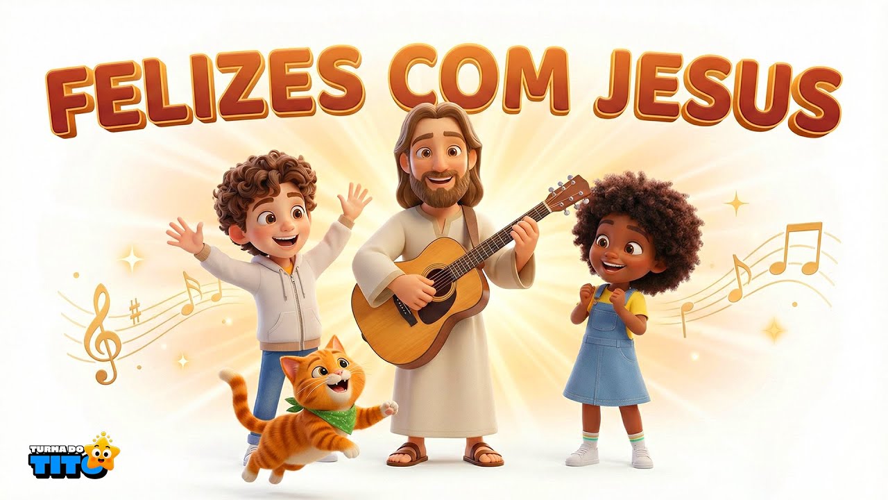 Brincando e Louvando | 20 Min de Gospel Infantil | Felizes com Jesus