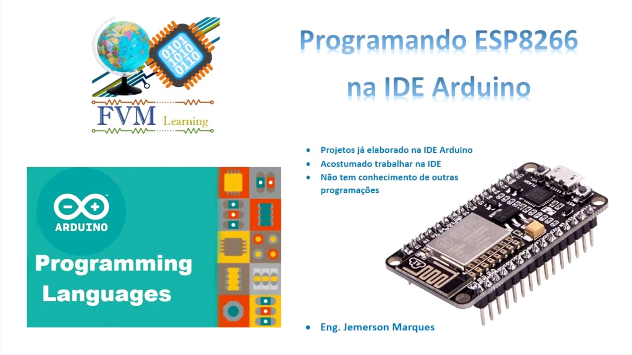 Instalando biblioteca do ESP8266 na IDE Arduino