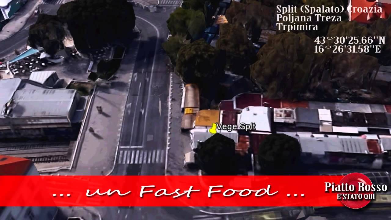 Piatto Rosso E' Stato Qui : Split, Croazia (Spalato)