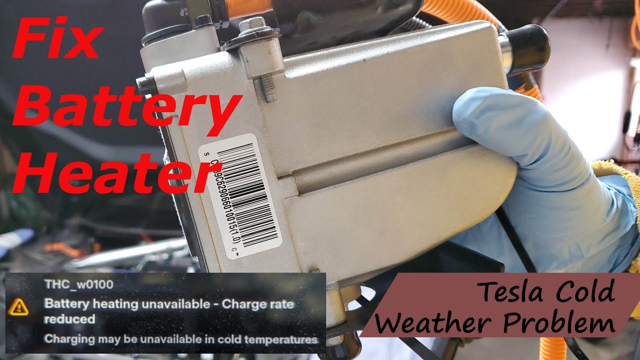 Tesla Battery Coolant Heater Fix - Restore Cold Weather Charging!