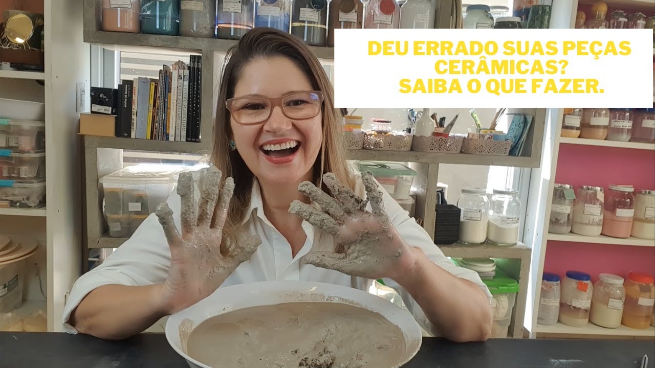 DEU ERRADO SUAS PEÇAS CERÂMICAS? SAIBA O QUE FAZER.
