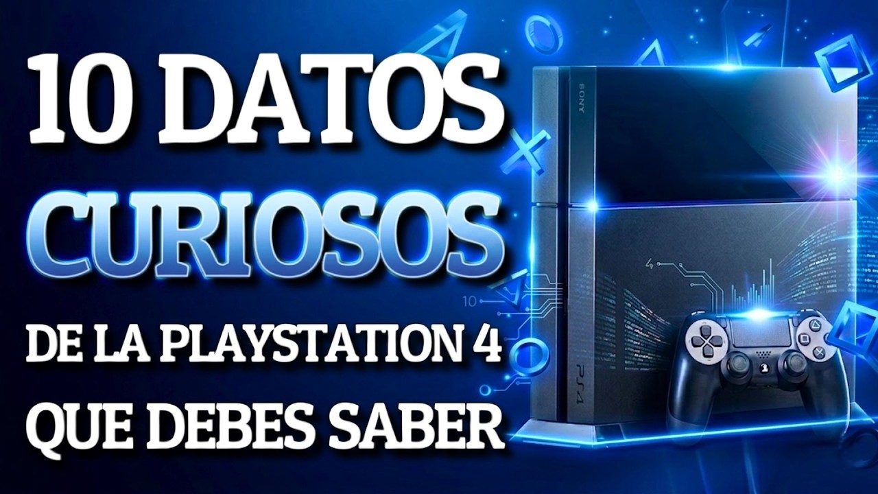 10 DATOS CURIOSOS sobre la PLAYSTATION 4 que DEBES SABER 🔥
