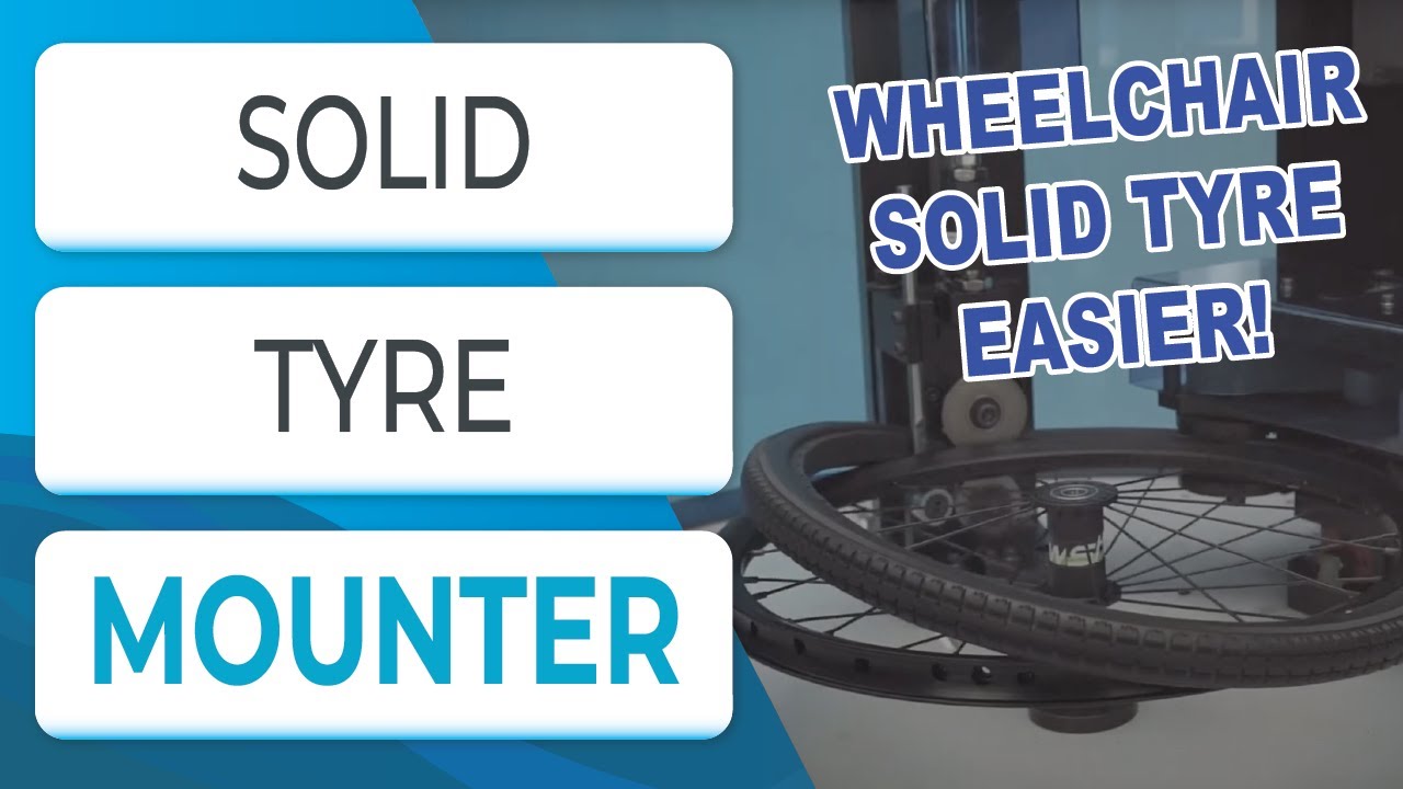 Solid tyre mounting machine (FS) - for Wheelchair wheels and solid tyre - by Holland Mechanics