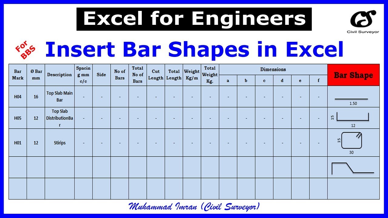 Как вставить столбчатые диаграммы в Excel (BBS)