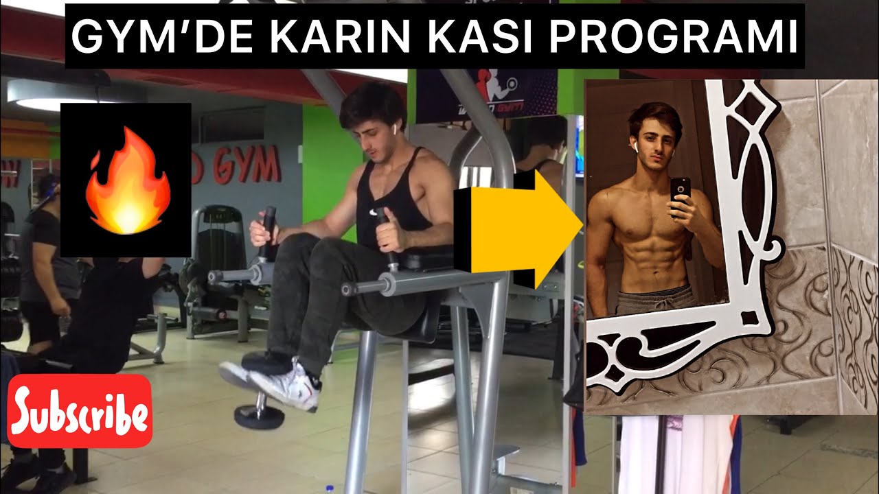 Spor Salonunda Karın Kası Antrenmanı 🔥 (Sesli Anlatım )