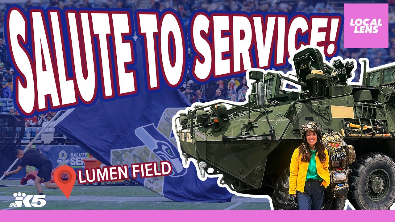 US Army featured at Seahawks ‘Salute to Service’ game! | Local Lens Seattle
