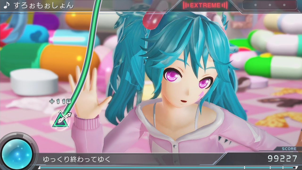 8★【初音ミク】「Slow Motion」すろぉもぉしょん Extreme Perfect 【 Project Diva X HD PS4 】