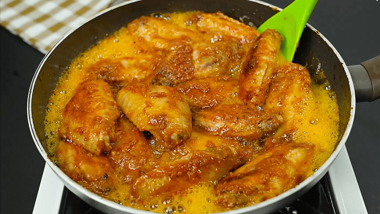 A melhor receita de asas de frango que eu j&aacute; fiz !