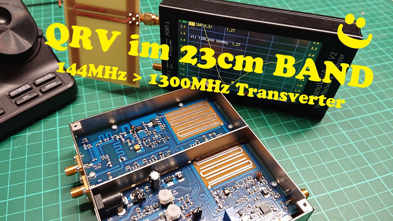QRV im 23cm Band - Transverter von SG-Lab.com 144Mhz auf 1300MHz