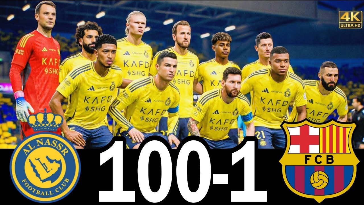 FC 26 -MESSI RONALDO NEYMAR & MBAPPE | ALL STARS |  AL NASSR 100-0 MANCHESTER UNITED