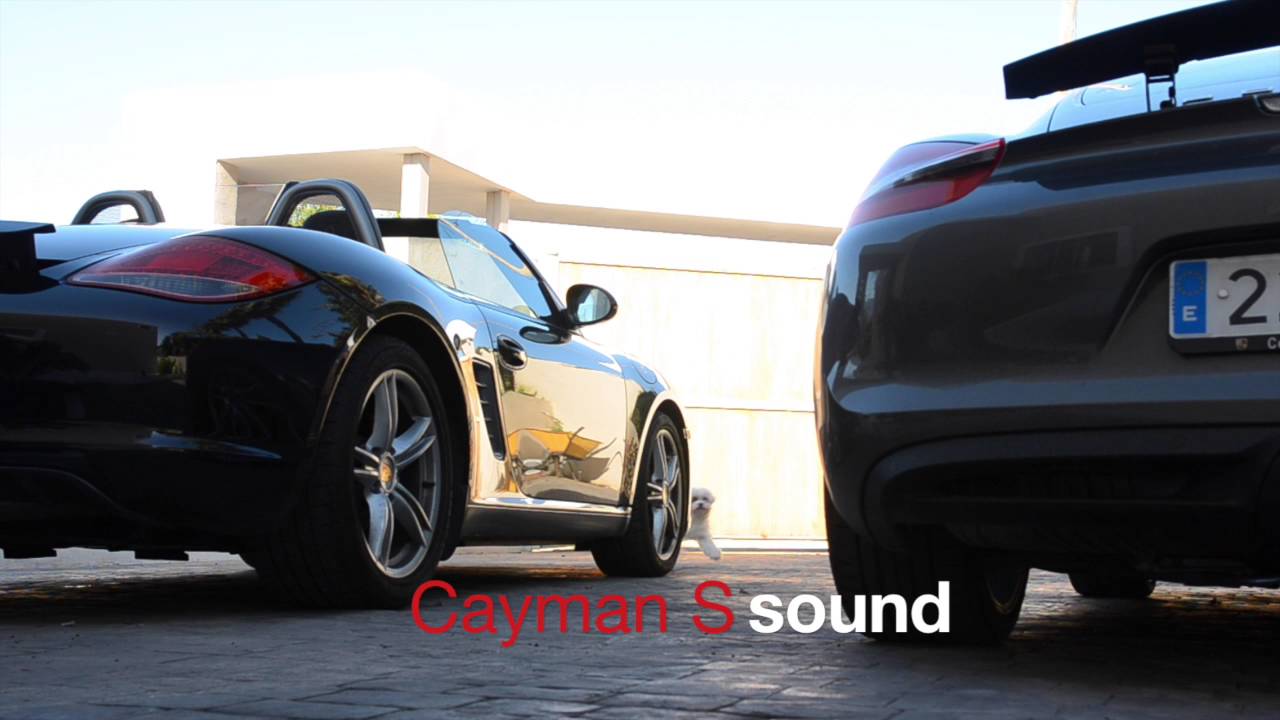 Porsche Cayman S 981 vs Porsche Boxster S 987 sound