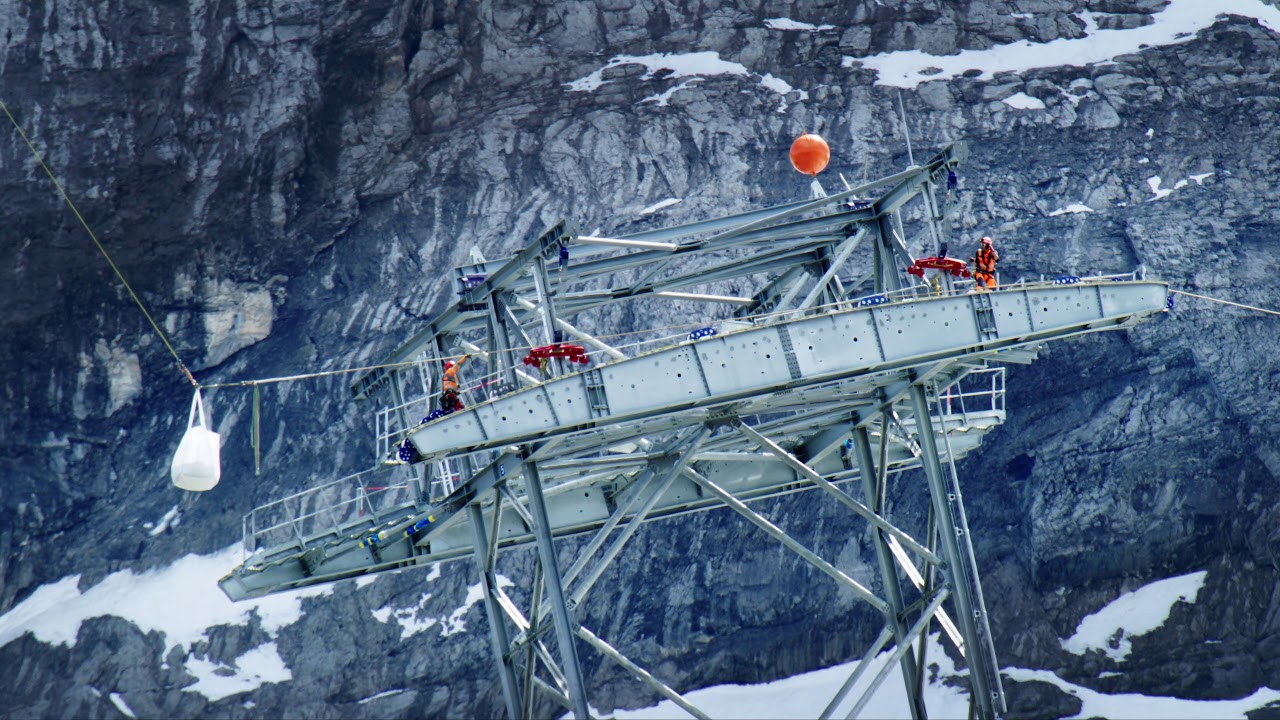 Jungfraubahnen V-Bahn Video vom Seilzug
