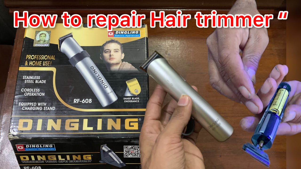 Dingling Hair trimmer not working Solution | Hair trimmer battery replacement - how to fix