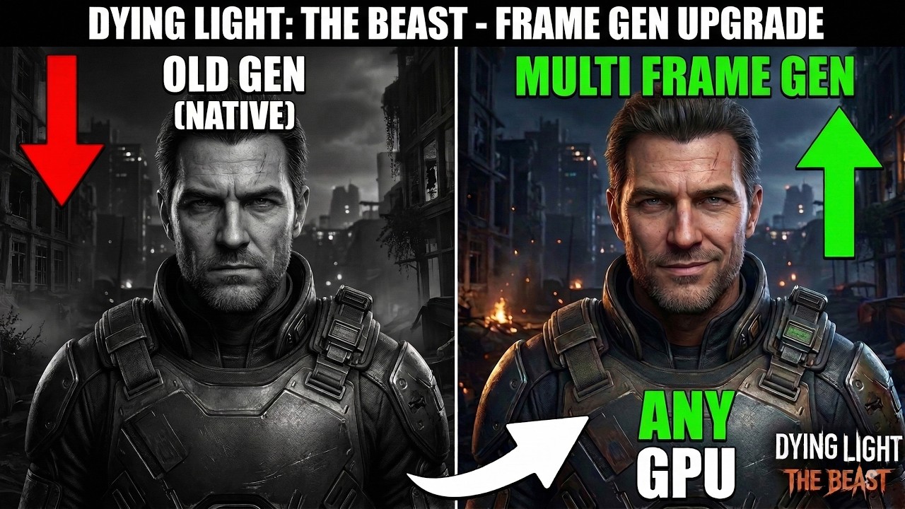 Dying Light: The Beast | Multi-Frame Generation on Any GPU (RX/GTX/RTX)