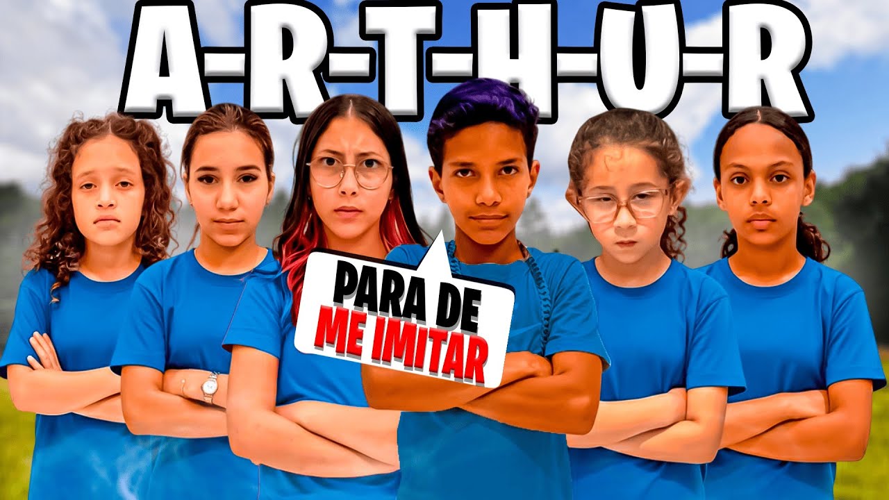 IMITEI ARTHUR POR 24H E A REA&Ccedil;&Atilde;O DELAS ME CHOCOU 😱😂