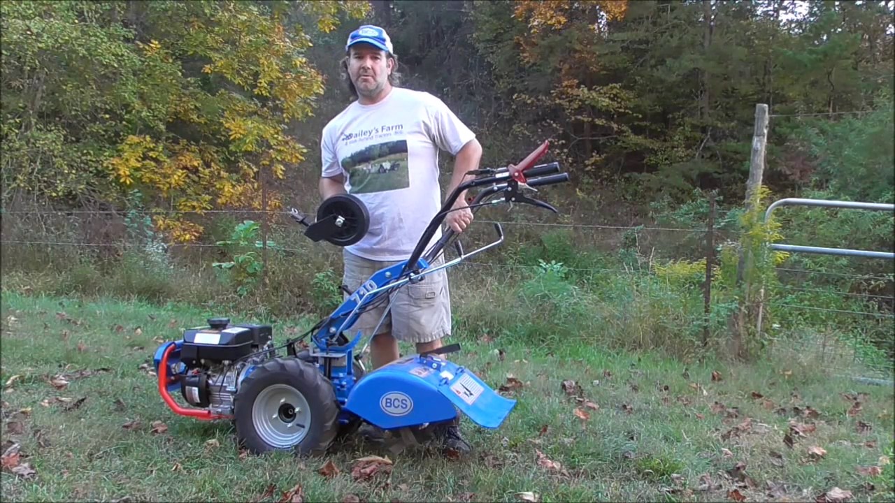 Working smarter with the BCS Tiller Transport Wheel