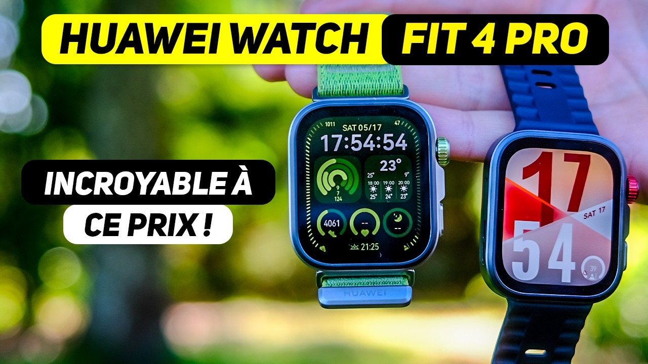 24h ensemble pour savoir ce que vaut la Huawei Watch Fit 4 Pro dans la vraie vie ! Test complet