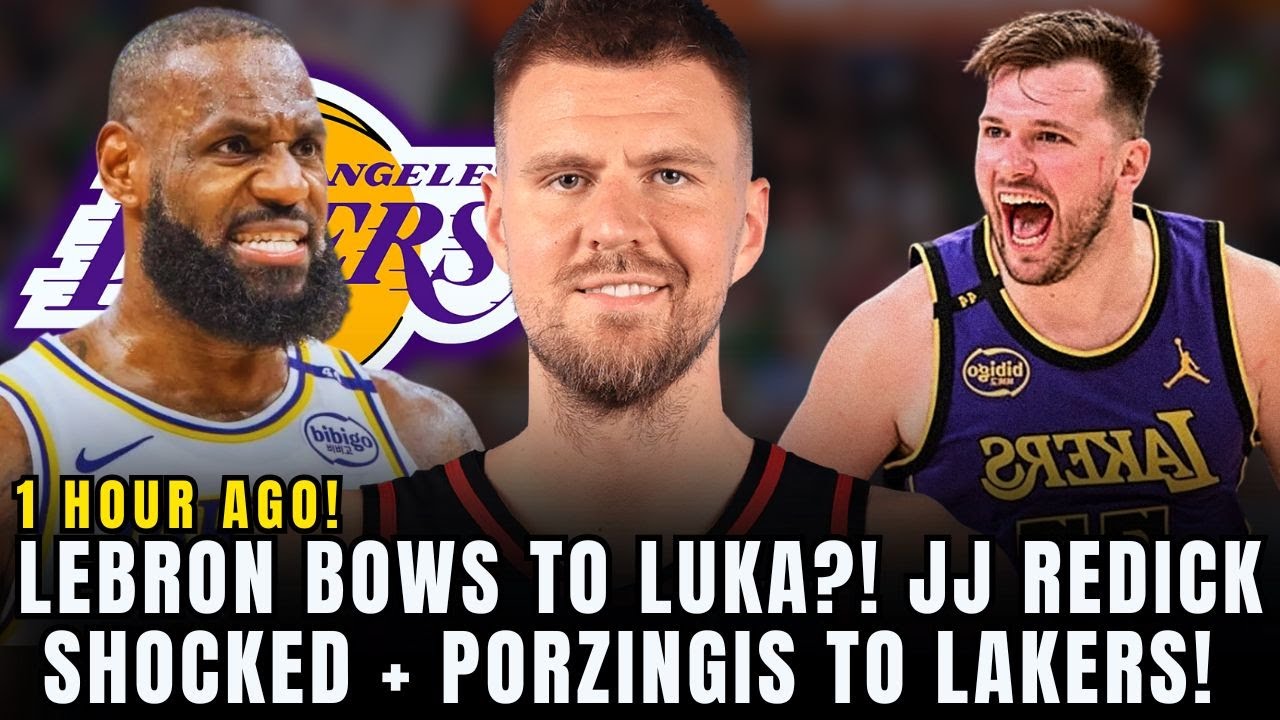 🚨 NBA BOMBSHELL! LEBRON BOWS TO LUKA! JJ REDICK SHOCKED & PORZINGIS COMING TO THE LAKERS!?