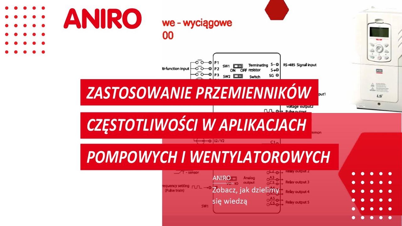 Zastosowanie przemienników częstotliwości LS Electric w aplikacjach pompowych i wentylatorowych