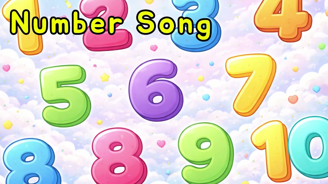 Песенка про числа от 1 до 10 🎵 | Посчитай со мной | Веселая песенка для детей