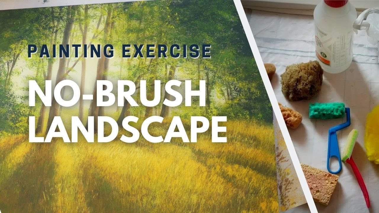 No Brush Landscape Project - Scenic Art