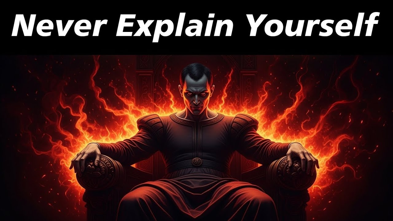 Never Explain Yourself | Machiavelli’s Most Dangerous Power Move