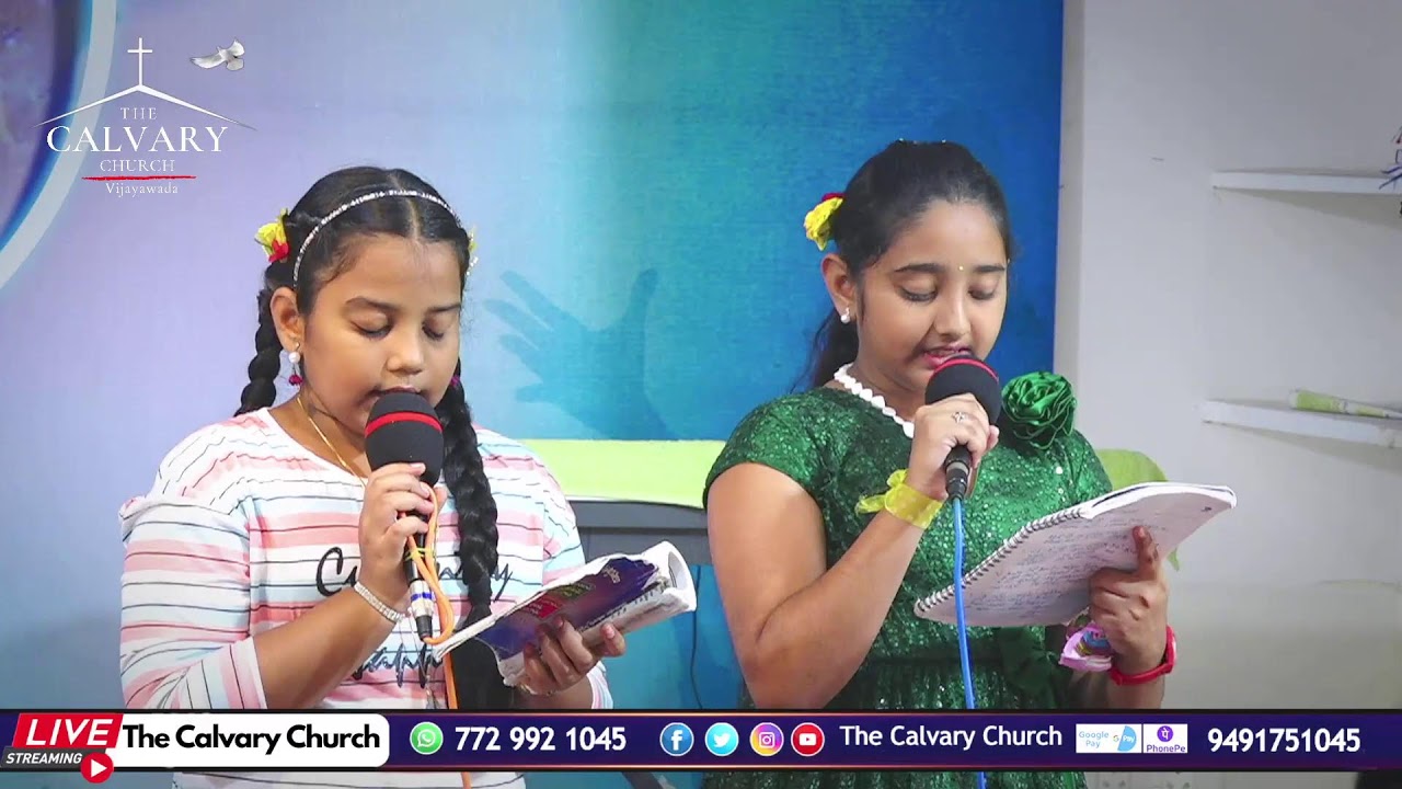 Online Service || The Calvary Church Vijayawada ||  Pastor Yesupadam || Mrs Deevena  || TCCV 