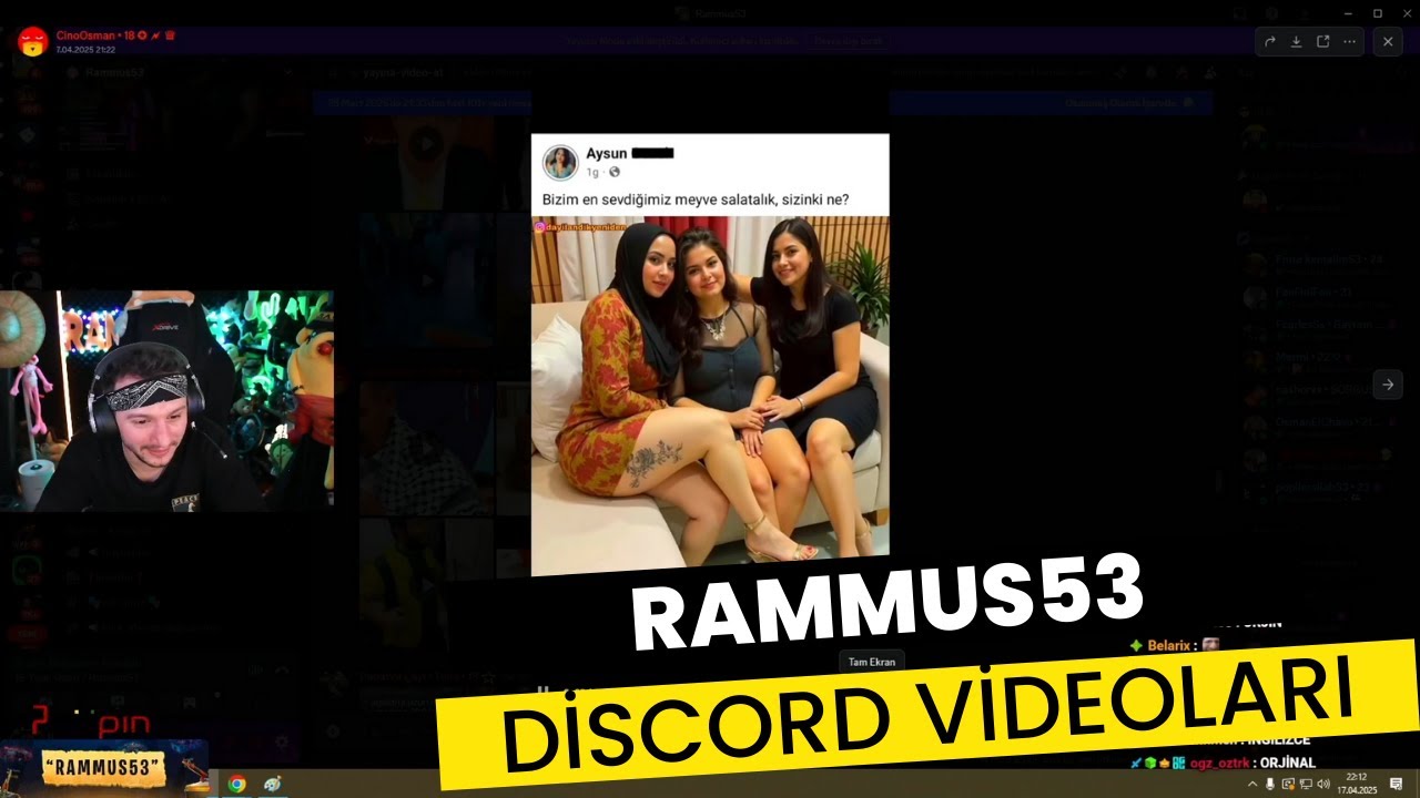 Rammus53 Discord Atılan Videoları İzliyor Banlanma Garantili
