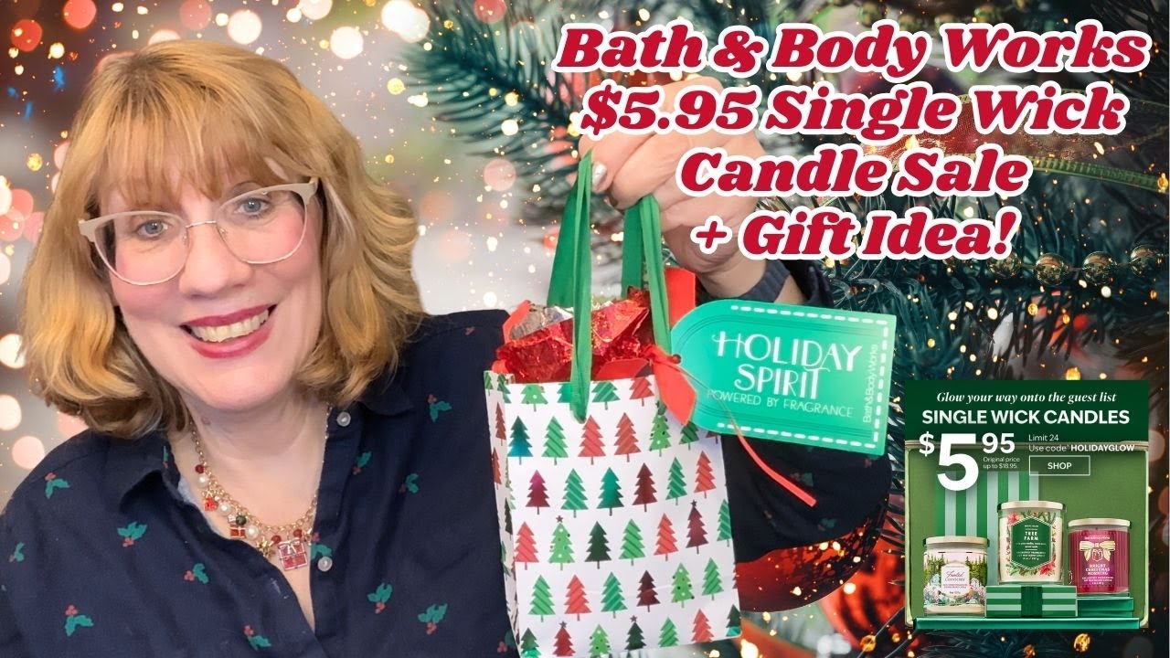 Распродажа свечей с одним фитилем Bath & Body Works за 5,95 $ + идея для подарка!